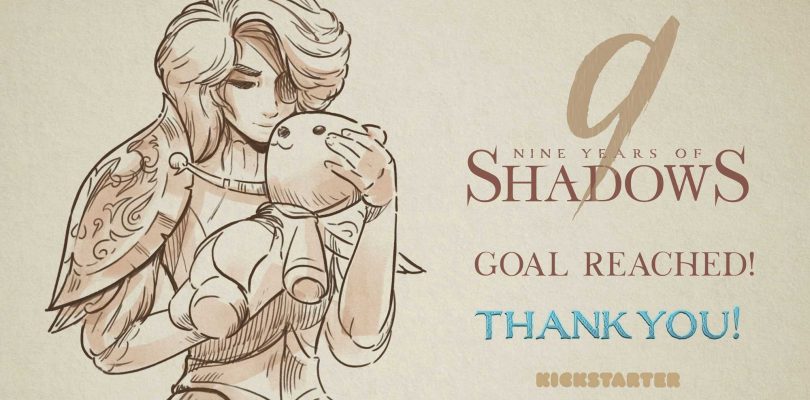 El metroidvania 9 Years of Shadows ya cumplió su primera meta de kickstarter.