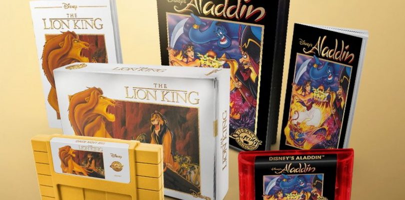 Se lanzarán versiones retro del relanzamiento de Aladdin y The Lion King.