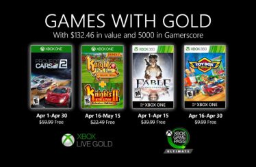 Microsoft presenta los Games with Gold de abril