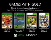 Anunciados los Games with Gold de mayo.