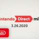 Nintendo sorprende con una Direct Mini.