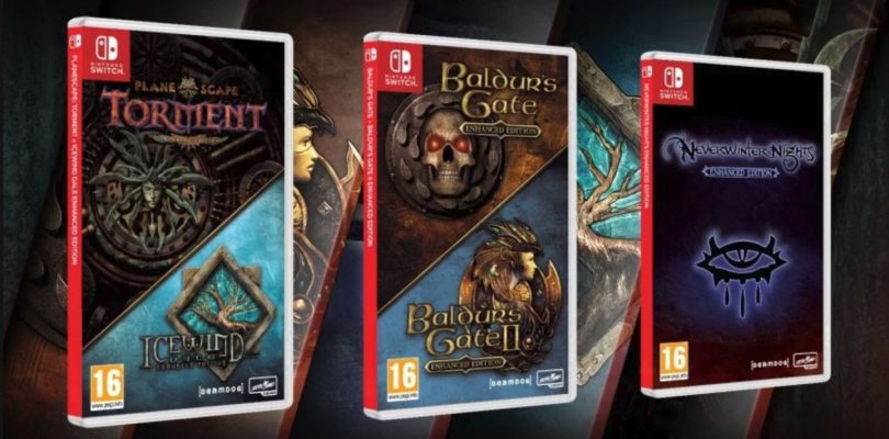 Cinco RPGs consagrados de Dungeons & Dragons llegarán pronto a la Switch.