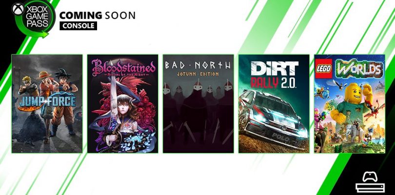 Xbox Game Pass anuncia nueva adiciones a su catalogo.