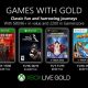 Anunciados los Games with Gold de noviembre