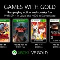 Anunciados los Games with Gold de octubre.