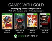 Anunciados los Games with Gold de octubre.