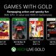 Anunciados los Games with Gold de octubre.
