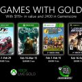 Anunciados los Games with Gold de febrero