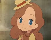 Professor Layton le pasa el manto a Lady Layton.