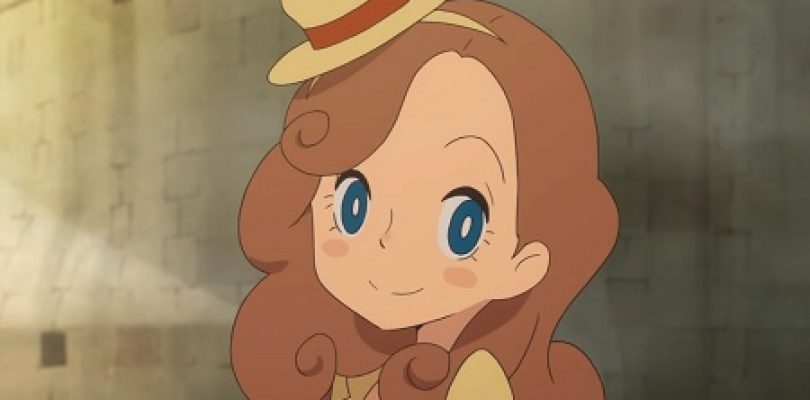 Professor Layton le pasa el manto a Lady Layton.