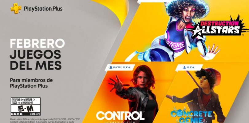 Anunciados los juegos para Playstation Plus de febrero.