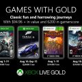 Anunciados los Games with Gold de agosto.