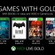 Anunciados los Games with Gold para Enero.